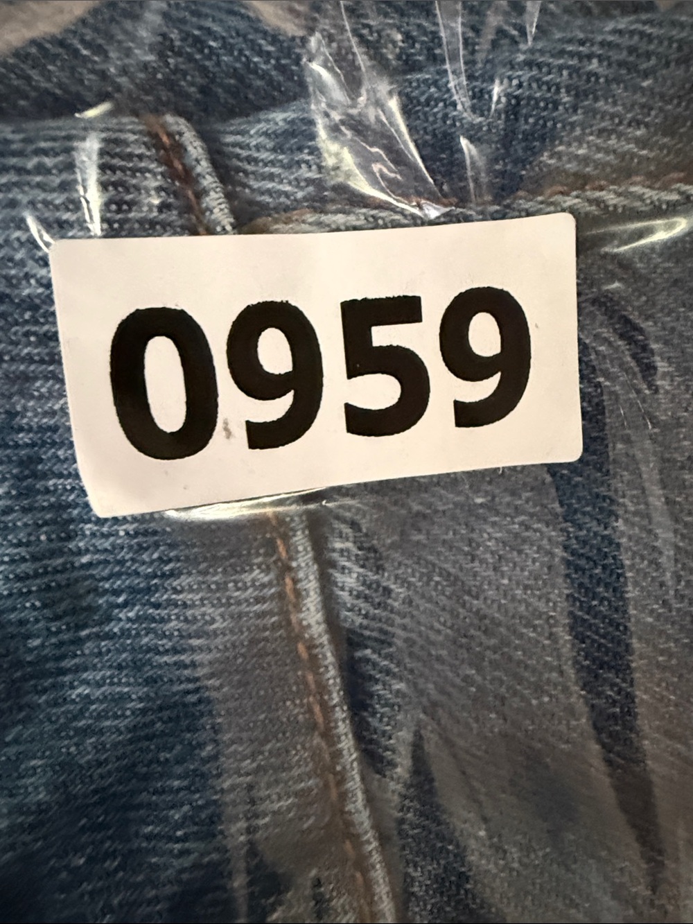 Met Sezane Augusto Blue Denim Jeans size 36 S - Picture 7 of 7